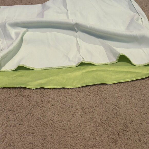 FOREVER UNIQUE Blue & Lime Ombre Satin Maxi Dress/Gown w/ Twist Front Size 2 New - Picture 13 of 16